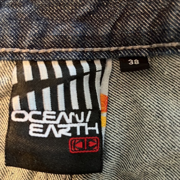 Mens ocean Earth Jeans - Picture 2 of 6